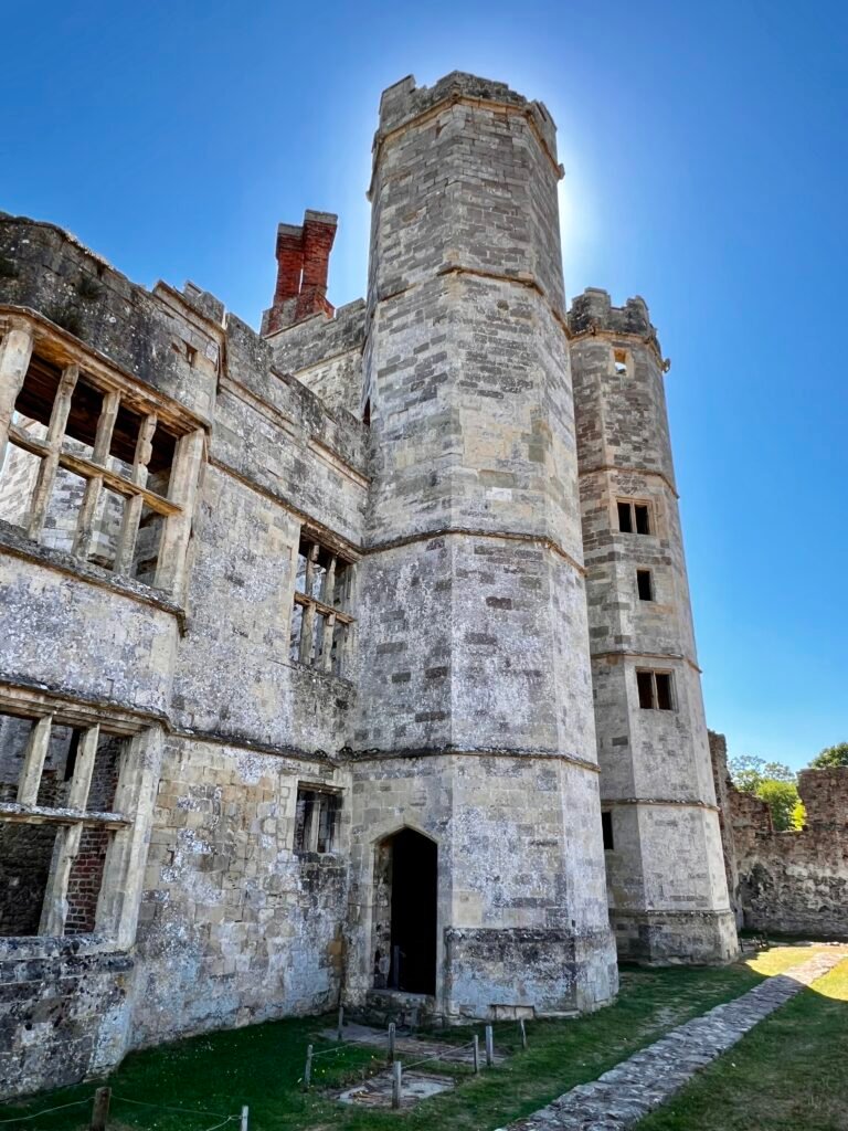 Historic ruins of Titchfield Abbey in Hampshire
