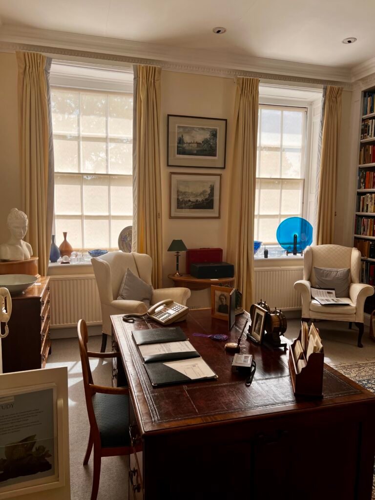 Edward Heath’s study inside Arundells in Salisbury