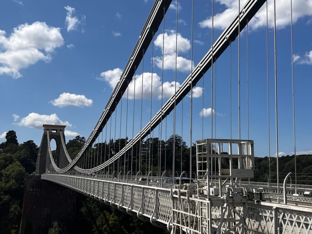 Clifton Suspension Bridge spanning the Avon Gorge in Bristol