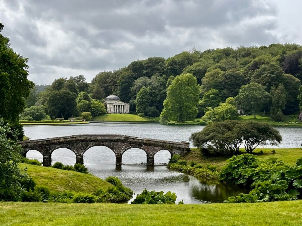 Stourhead lake and Palladian landscape for the National Trust Christmas 2026 guide