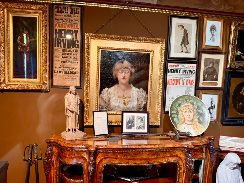 Theatre posters, portraits and memorabilia relating to Sir Henry Irving at Russell-Cotes Museum