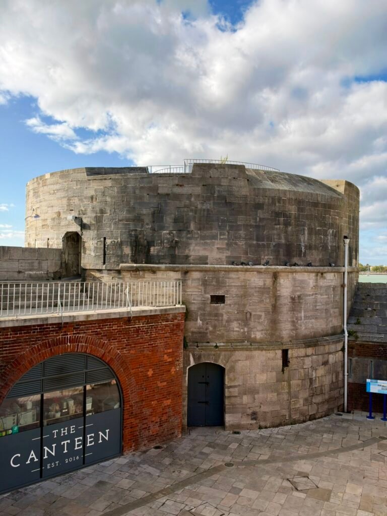 Round Tower beside The Canteen café in Old Portsmouth